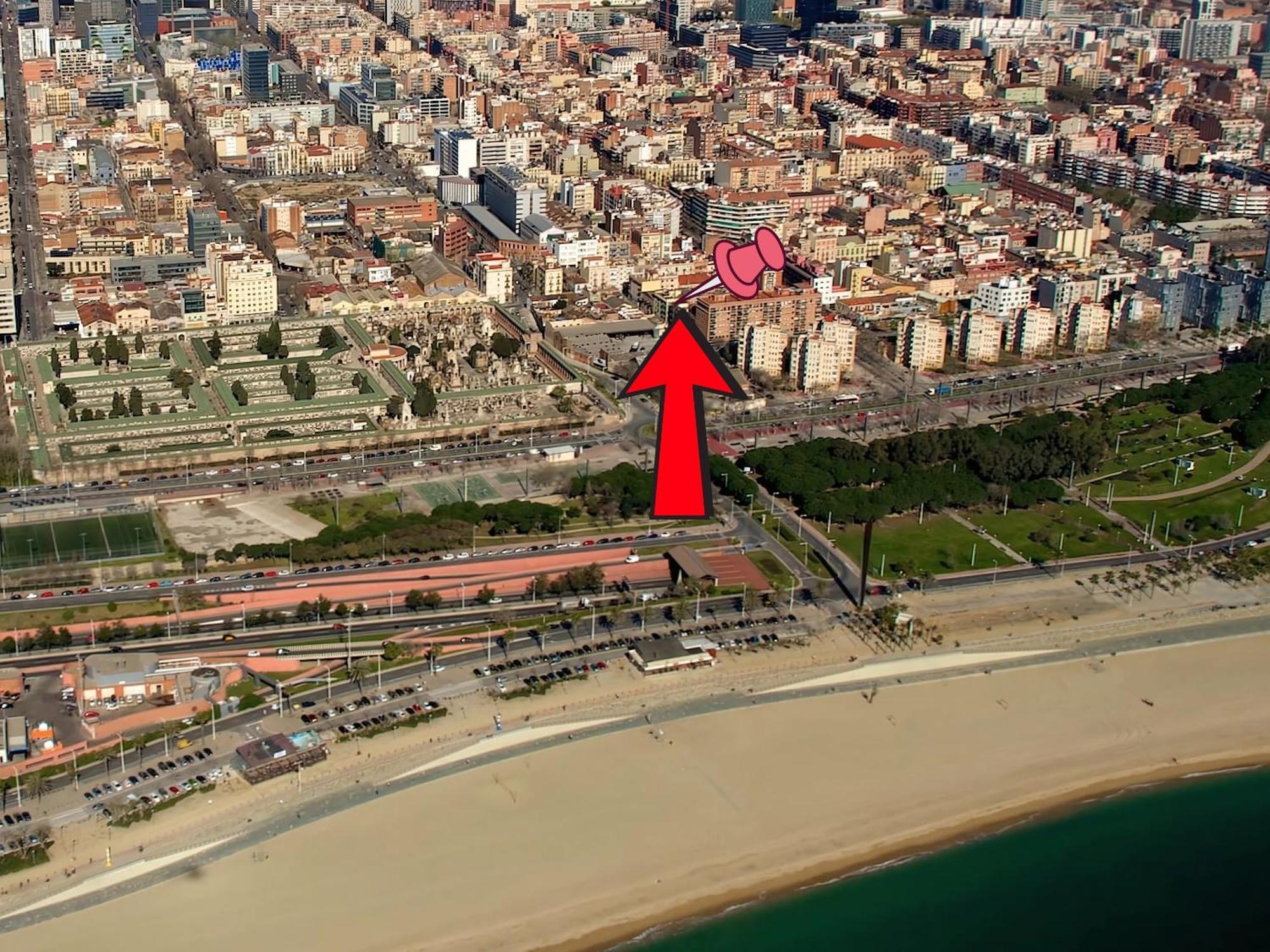 Poblenou Beach Penthouse L Loft With Private Terrace L 5 Min Walk To The Beach — Photos 2